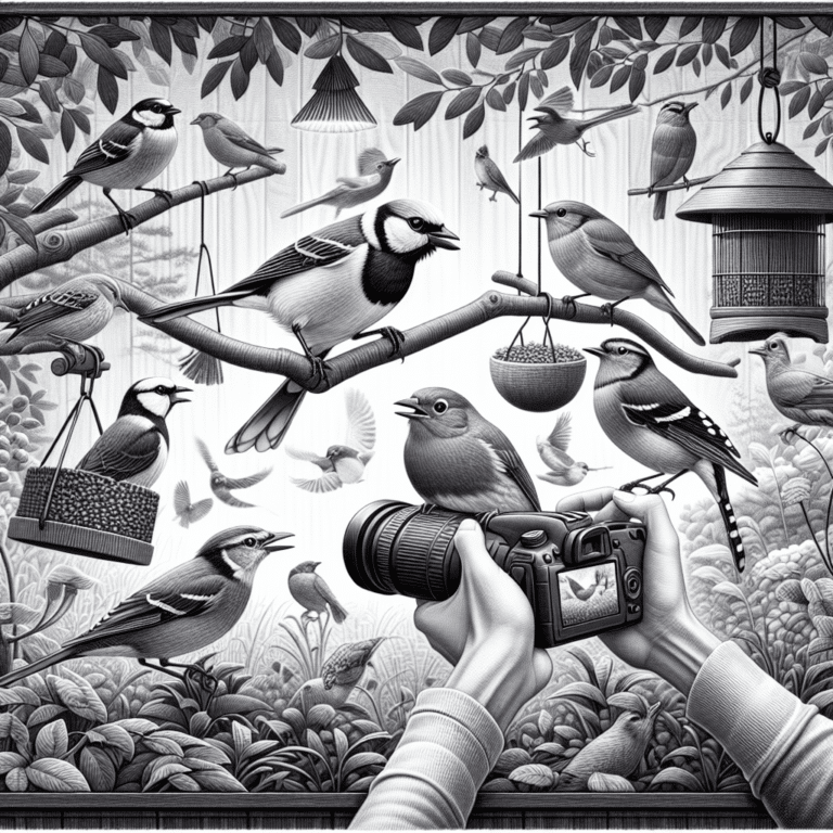 How Beginners Can Photograph Backyard Birds in Black and White